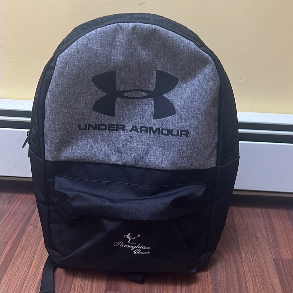 Under Armour Gray and Black Athletic Backpack